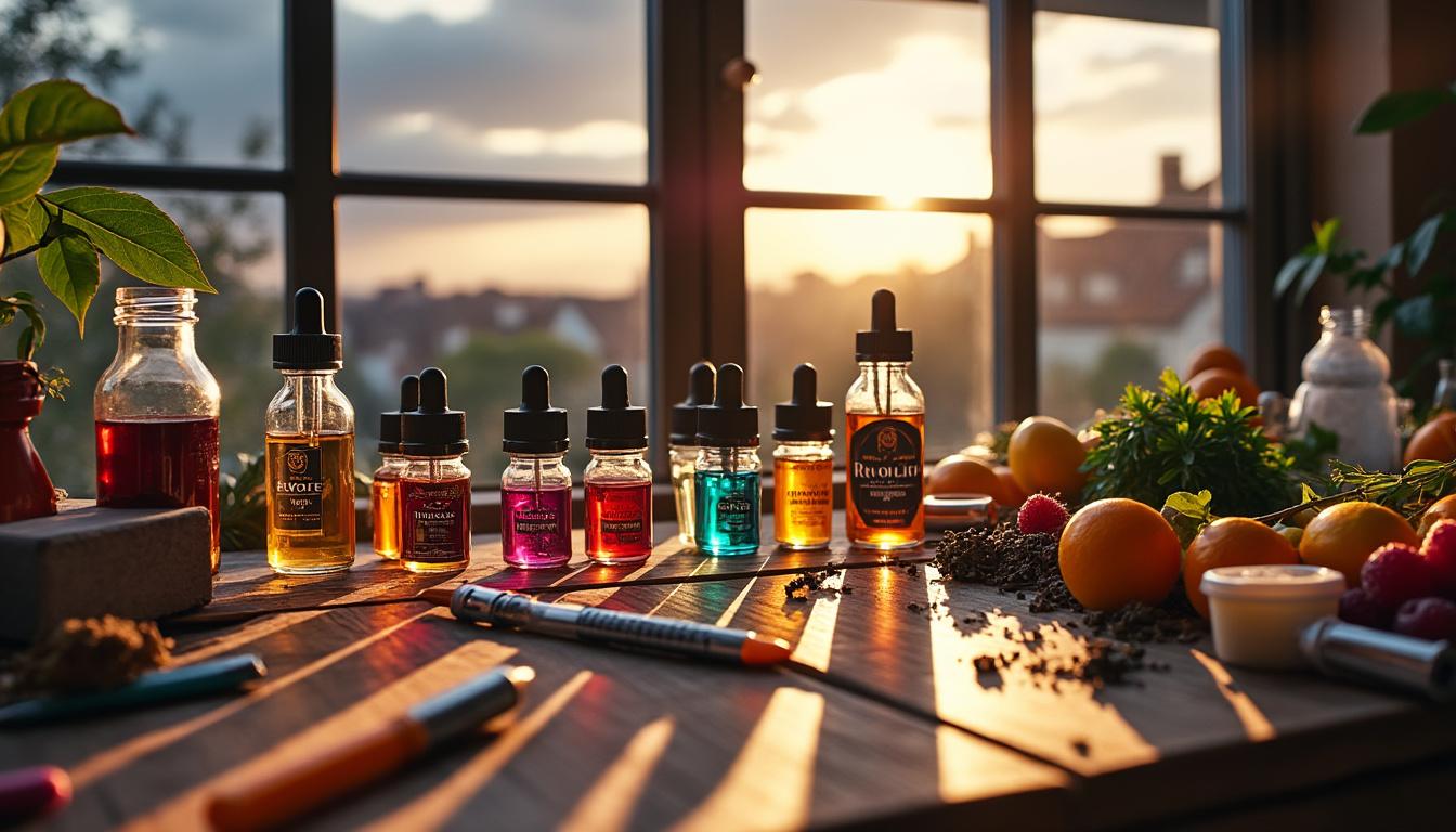 explorez comment revolute arômes, marque française de référence pour le diy e-cigarette, révolutionne l'aromatisation avec des saveurs originales et de qualité pour personnaliser votre vape.