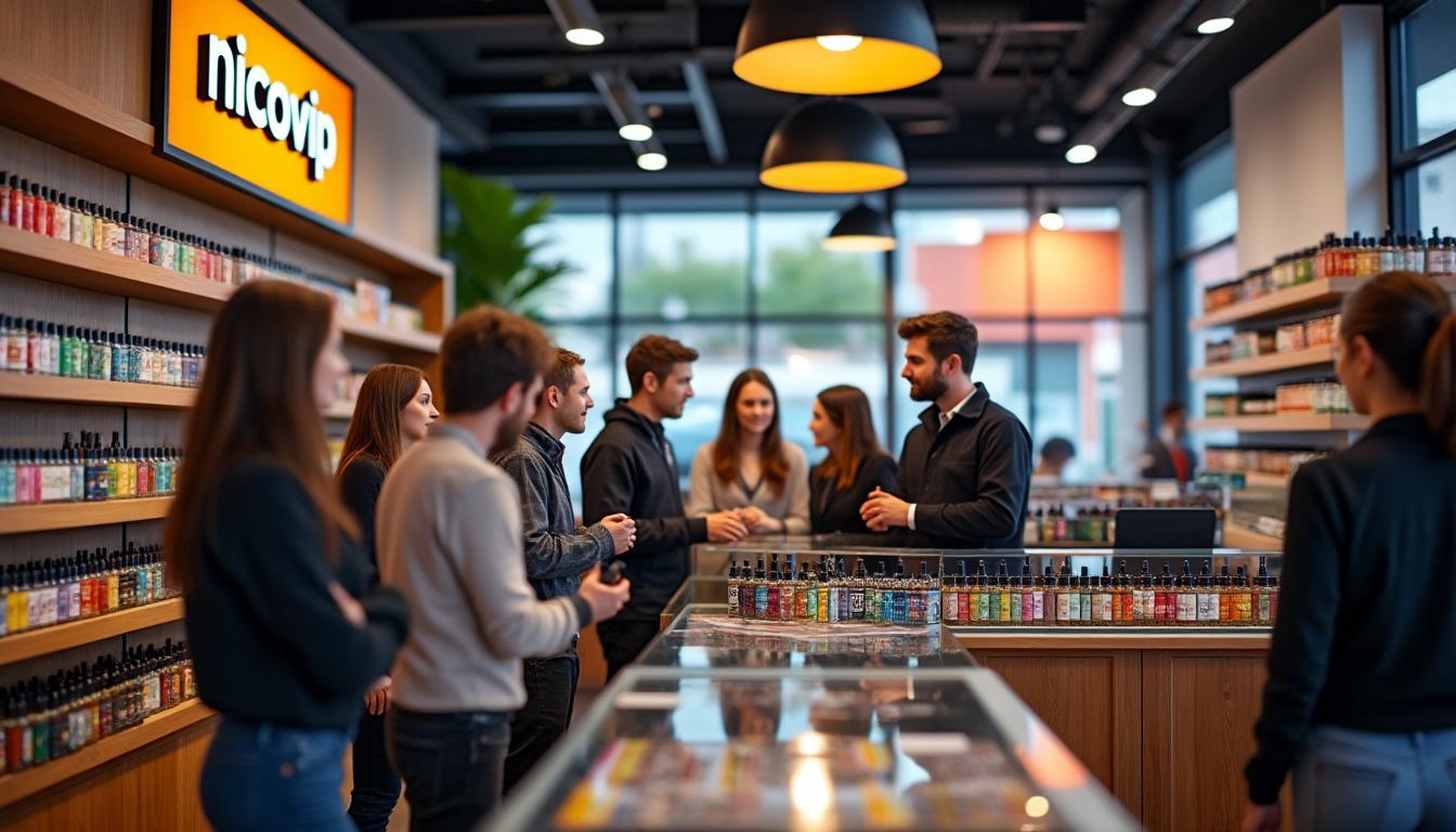 découvrez nicovip, votre boutique en ligne de matériels et e-liquides pour cigarette électronique. profitez d’un large choix de produits et d’un service client attentif, prêt à répondre à toutes vos attentes.