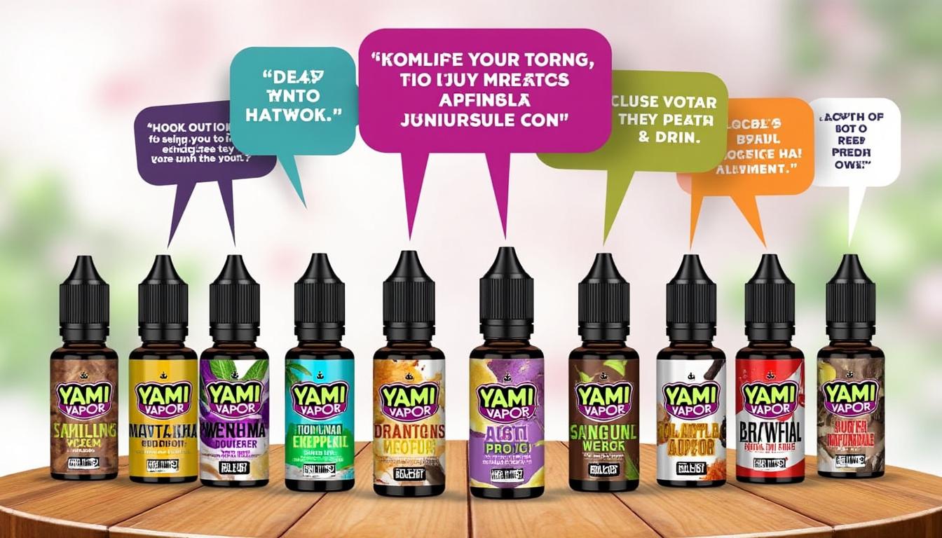 explorez yami vapor, une gamme de e-liquides inspirée par l’asie, idéale pour les amateurs de vape en quête de saveurs exotiques et originales. découvrez des arômes uniques pour une expérience de vapotage dépaysante.