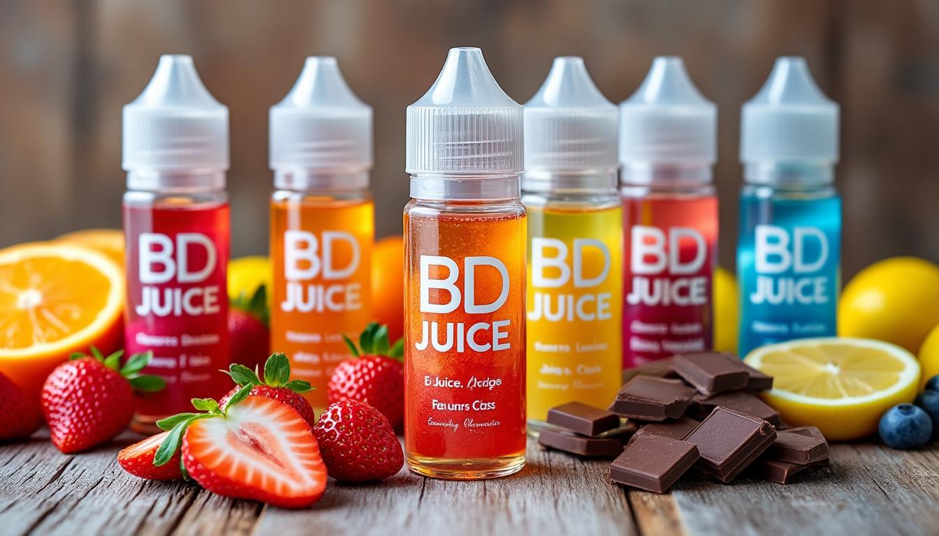 découvrez le top 5 des saveurs incontournables de bd juice, les e-liquides belges premium conçus par bd lab pour une expérience de vape unique et savoureuse.