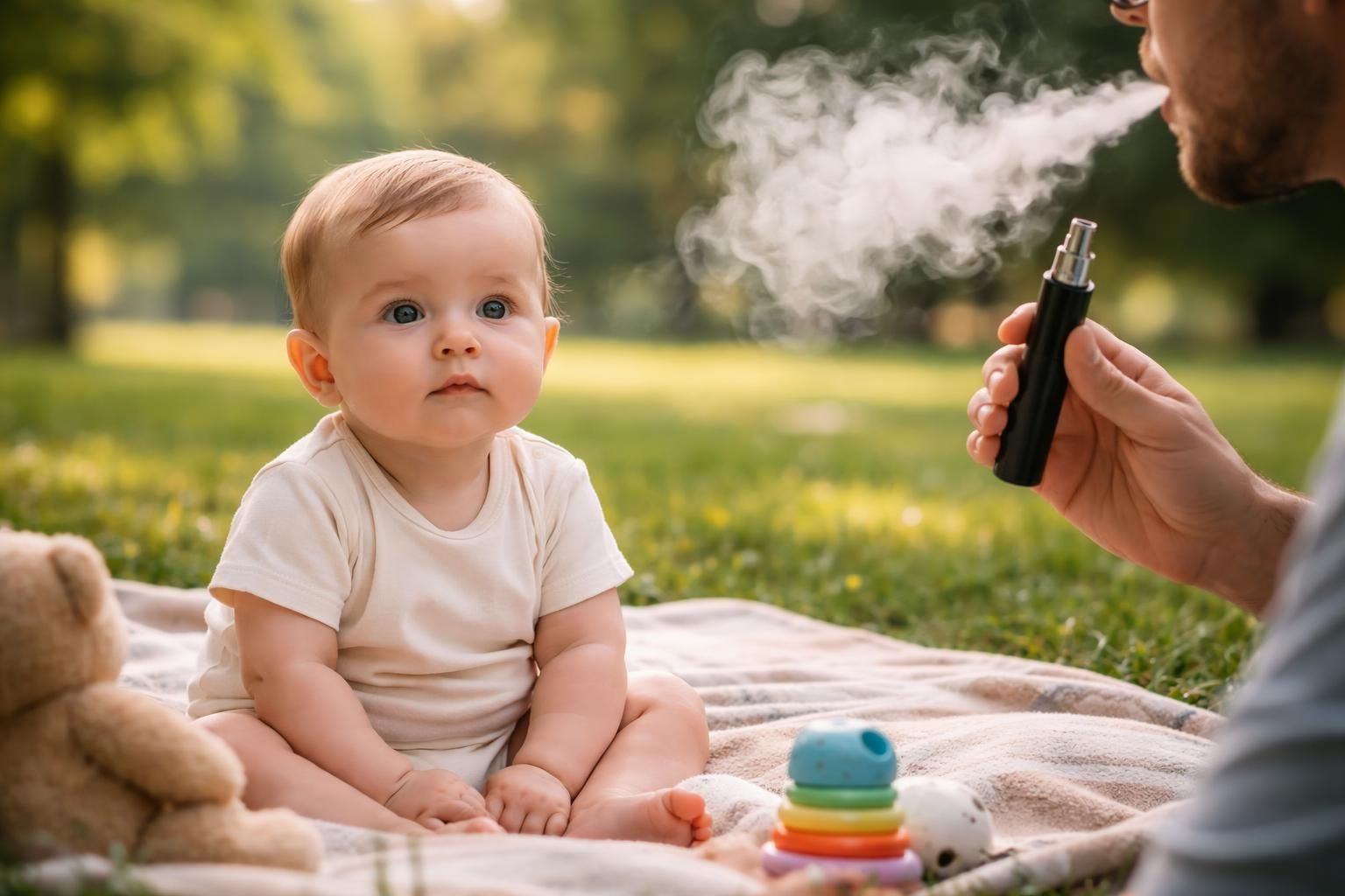 découvrez les effets potentiels de la cigarette électronique sur les bébés à proximité et comment protéger leur santé face à la vapeur et aux substances émises.