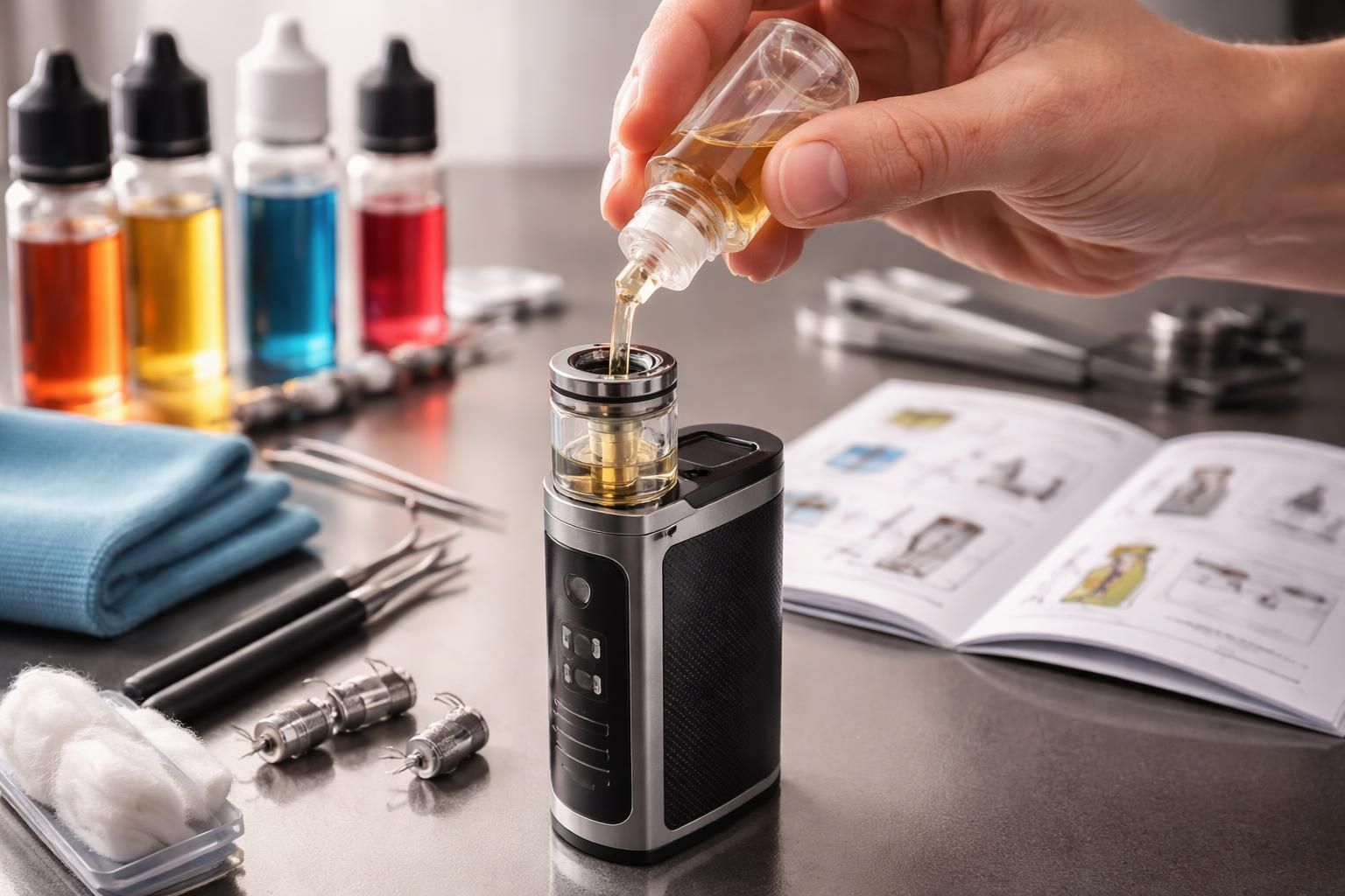 découvrez notre guide pratique pour maîtriser le remplissage de votre cigarette électronique et profiter pleinement de votre vapotage en toute simplicité.